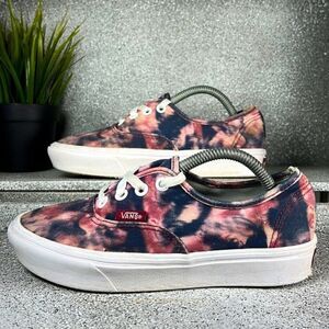 Vans GRUNGE WASH Tie Dye COMFYCUSH AUTHENTIC SHOES Sneakers Size 5